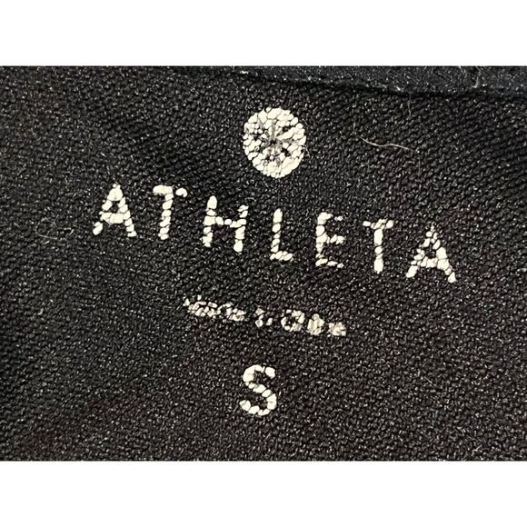 Athleta Black Solace Support Small Racerback Tank Yoga Pilates Workout EUC - Picture 3 of 5